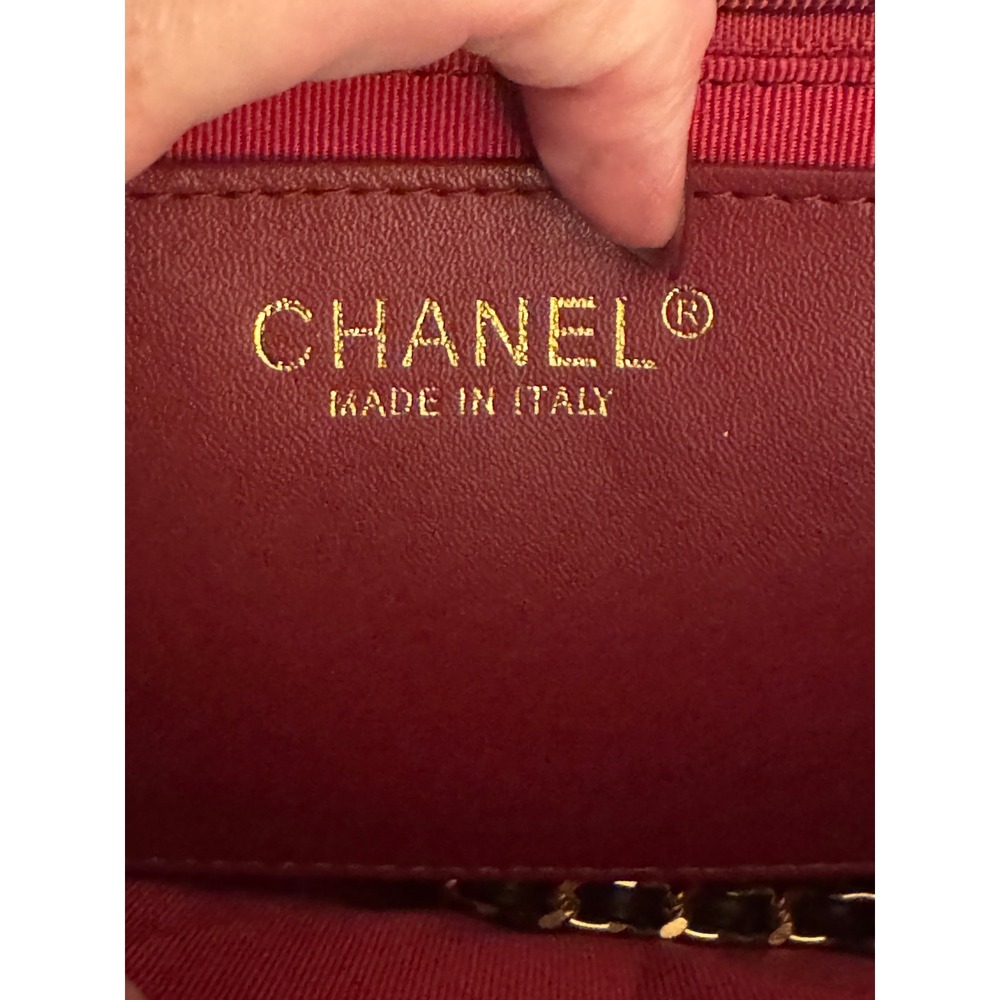 Chanel Black Quilted Leather Wallet On Chain WOC Classic‎ Gold Hardware - Picture 6 of 13